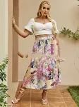 Vestido dulce morado versátil de doble capa ideal para lucir elegante y cómoda en cualquier ocasión, perfecto para mujeres. — foto 3