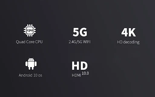 Title 6, Android TV Box 4K HD Smart Player Dual-band WiF...