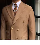 Blazer Britânico Masculino de Dupla Fileira para Negócios e Lazer. Terno Retro, elegância atemporal e perfeito para diversas ocasiões. — foto 15