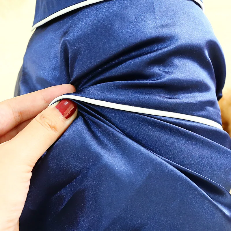 Title 3, Pet Clothes Spring And Summer New Pajamas Silk ...