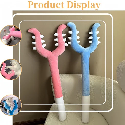 Title 3, Plush Cat Wand Toy Catch The Naughty Cat Wand, ...