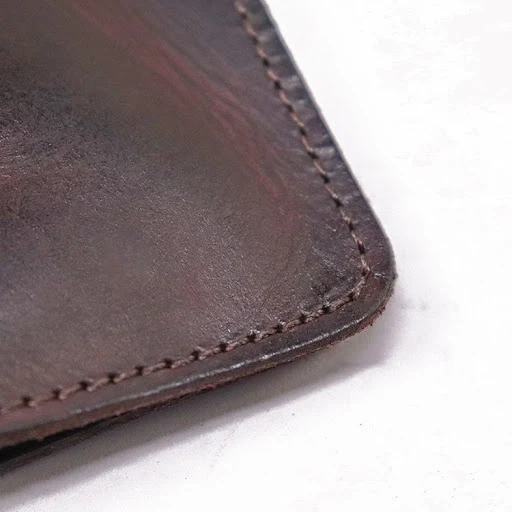 Title 14, First Layer Cowhide Vertical Mini Wallet featur...