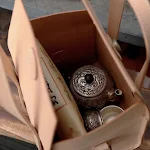 Bolso de mano retro de moda, cosido a mano. Diseño vintage elegante, perfecto para mujeres. Amplio y duradero, ideal para uso diario o eventos especiales. — foto 3