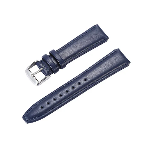 Title 6, Simple Solid Color B5 Wristband with Genuine Le...