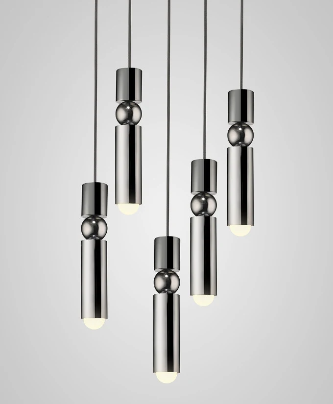 Title 15, Nordic Brass Pendant Lights Modern Living Room ...