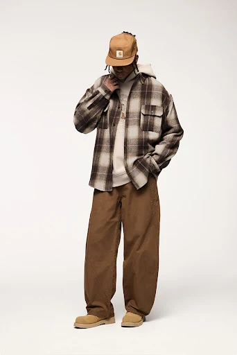 Title 12, Japanese-style Retro Suede Workwear Shirt Coat,...