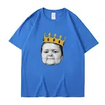 Camiseta de manga corta estampada con cuello redondo para hombre, cómoda y moderna, ideal para uso diario y un look casual. — foto 18