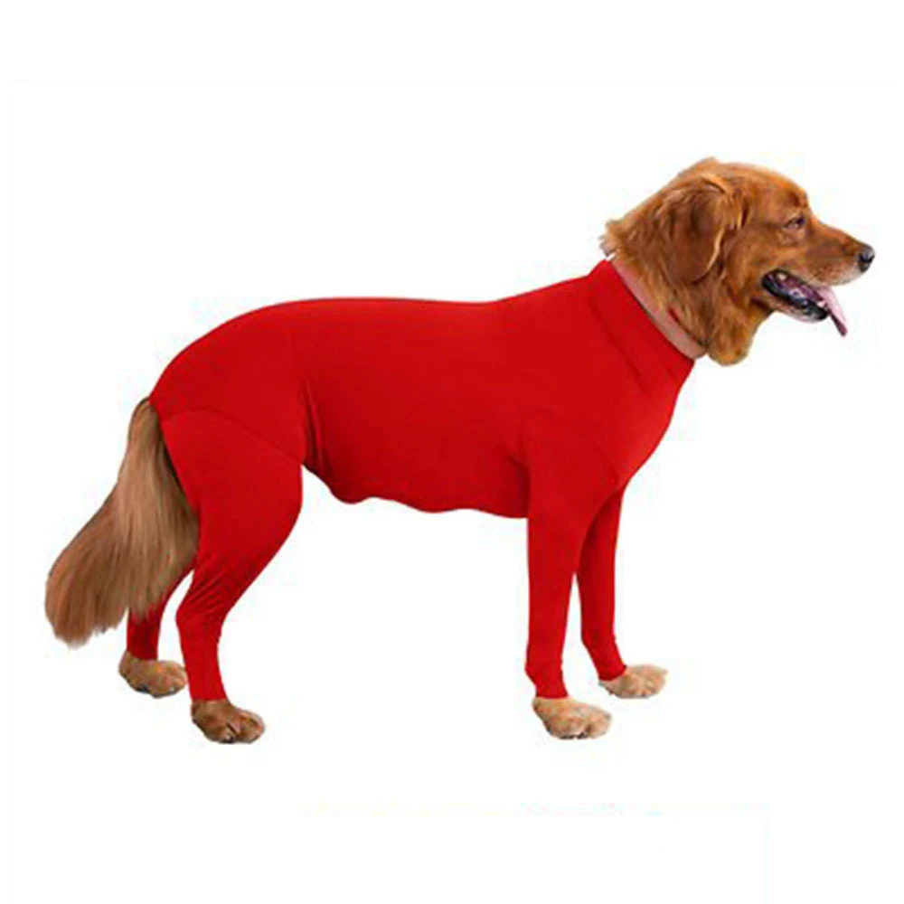 Hunde Overall mittelgroß, große Hunde Pyjama gegen Angst. Beruhigende Wirkung, gemütlich und schützend, für entspannte Hunde. — foto 5
