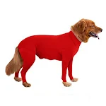 Hunde Overall mittelgroß, große Hunde Pyjama gegen Angst. Beruhigende Wirkung, gemütlich und schützend, für entspannte Hunde. — foto 5