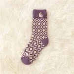 Purple embroidered square