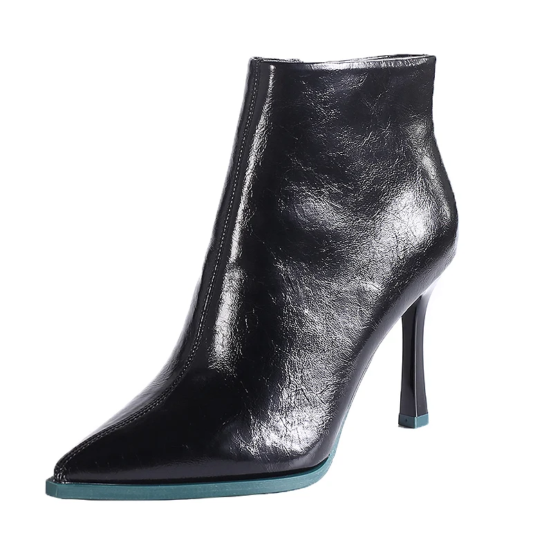 Sapatos de salto alto pontudos com salto agulha novos. Adicione elegância ao seu visual. Ideal para ocasiões especiais, desfrute de conforto e estilo. — foto 5