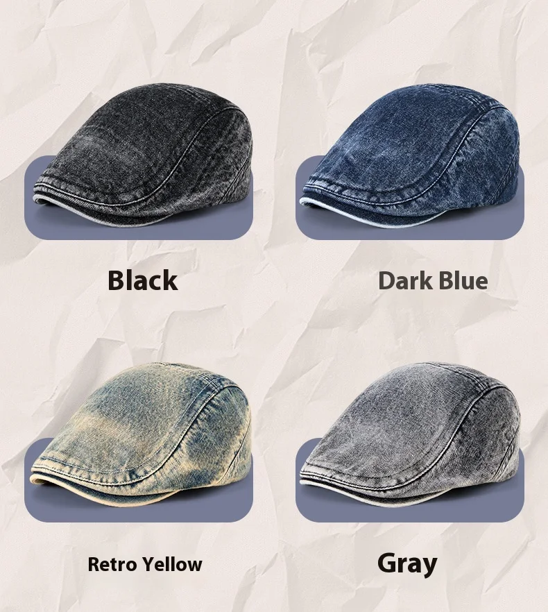Title 7, Spring Style Mens Denim Advance Hats South Kor...