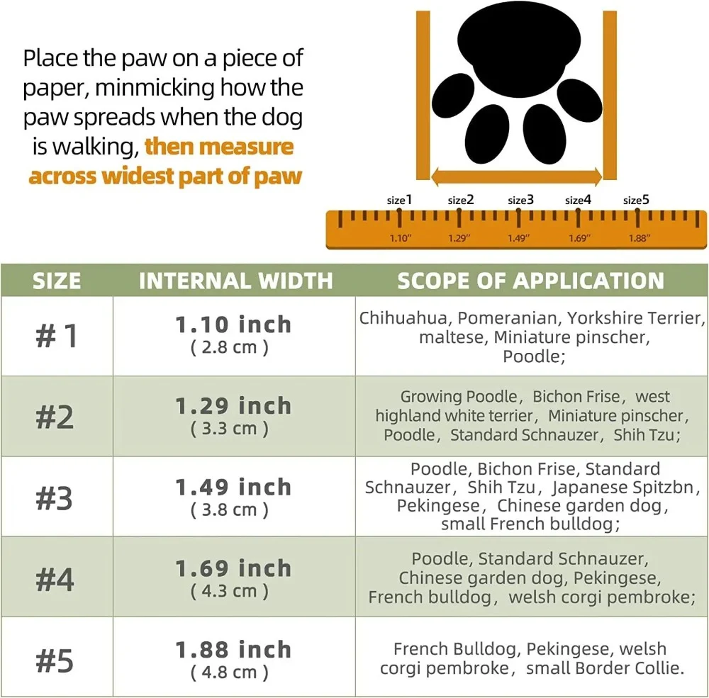 Title 5, 4pcs Dog Waterproof Shoes Dog Rain Boots with R...