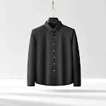 Non-ironing men's business casual long-sleeved shirt, perfect for work or events. Comfortable, stylish, and wrinkle-free — photo 8