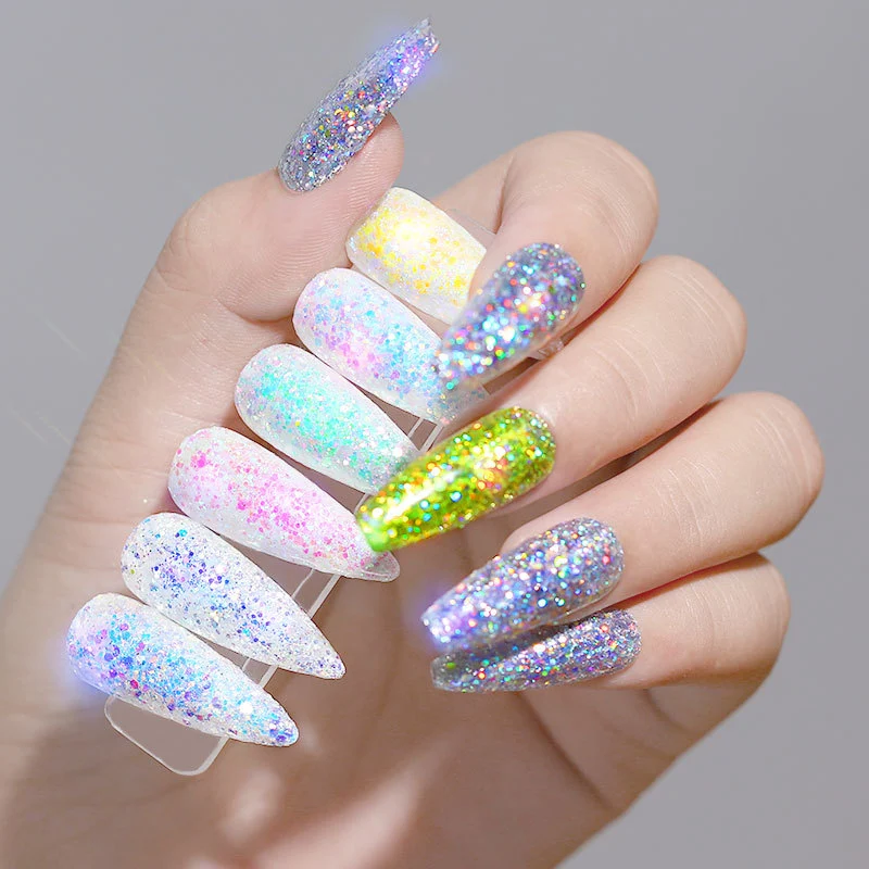 Kit de Ferramentas para Unhas com Folha de Alumínio Dupla Face Fina Colorida, Estilo Europeu e Americano para Decoração de Unhas — foto 1