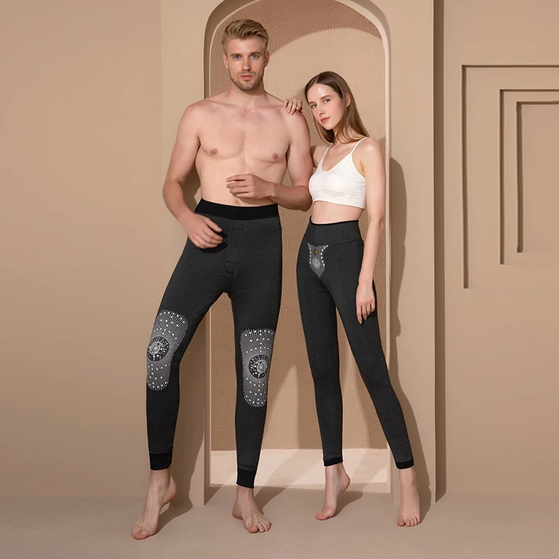 Pantalones Térmicos de Lana y Seda para Rodillas Cálidas, Suaves y Abrazadoras para Parejas, Invierno Abrigado y Confort — foto 7