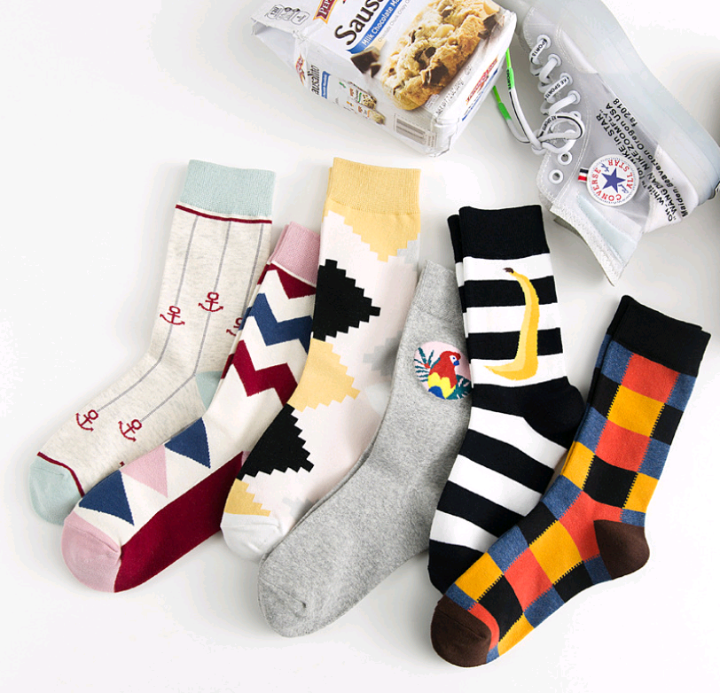 British wind socks personality couple socks men and women cotton stockings — photo 1