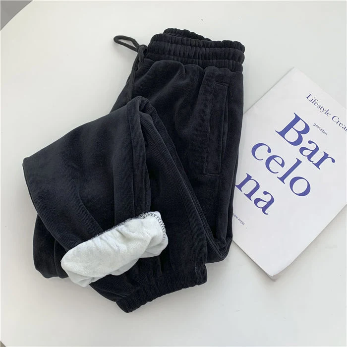 Autumn and Winter Plush Thickened Casual Pants offering ultimate comfort and warmth. Stay cozy in these perfect, everyda — photo 5