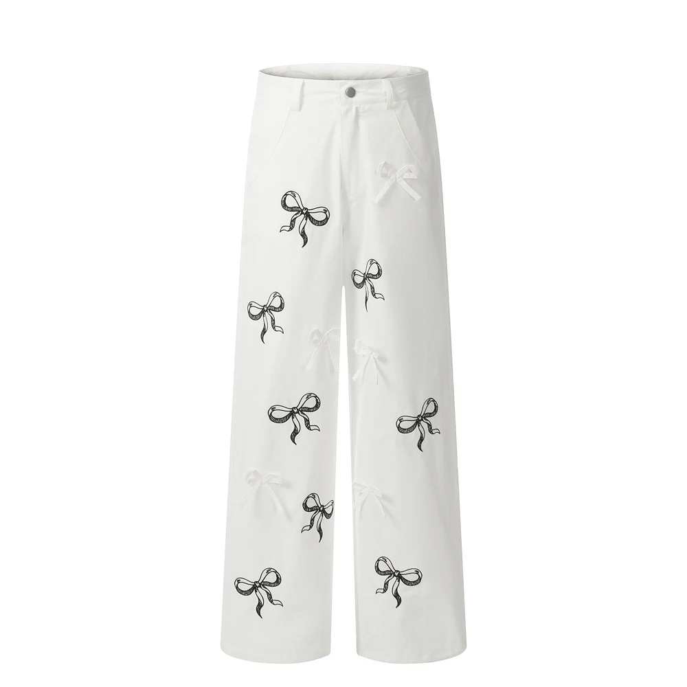 Bow Decoration Overalls for Men and Women – Comfortable and stylish for casual wear. Enjoy a unique look with these vers — photo 8