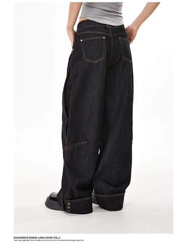 Title 11, Jeans American Retro con Diseño Acampanado para...