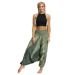 Boho Print Women's Sports Fitness Yoga Bloomers. Experience ultimate comfort and style. Perfect for yoga, workouts, and — photo 6