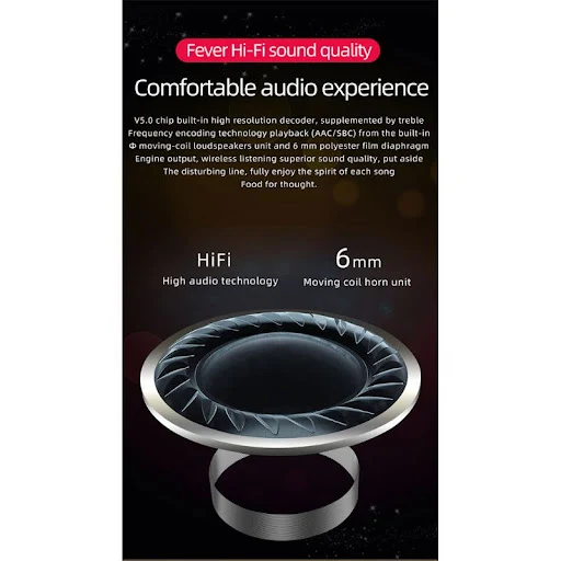 Title 6, A6S Bluetooth Headset Wireless Sports Mini Head...