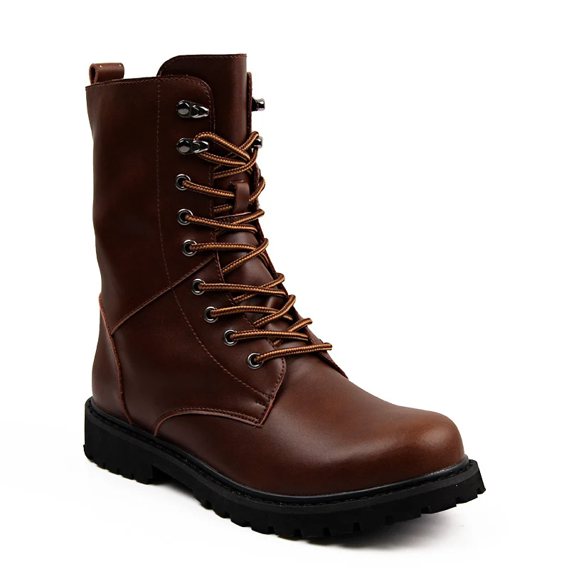 Botas Martin retro cálidas de terciopelo para hombre, resistentes al desgaste y abrigadas, perfectas para el invierno y un look clásico. — foto 2