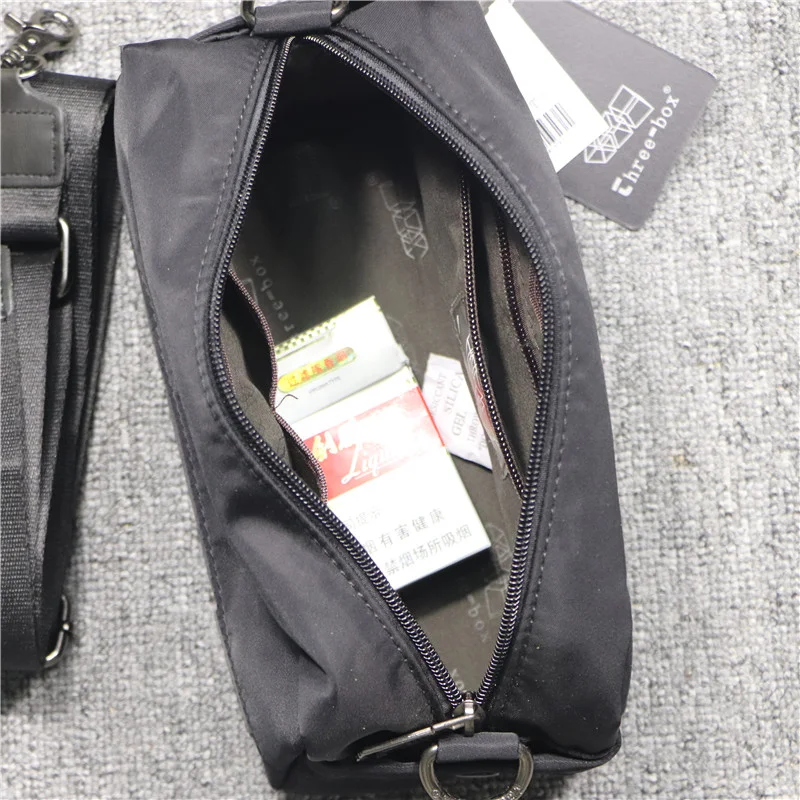 Bolsa de ombro masculina Oxford, mochila mensageiro casual de lona de nylon, bolsa quadrada pequena japonesa, perfeita para uso diário. — foto 4