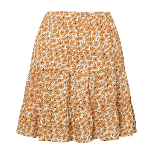 Title 10, High waist ruffled little daisy skirt, a sweet ...