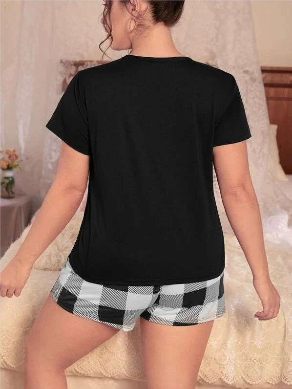 Title 7, Shorts Plus-sized Plus Size Womens Pajamas