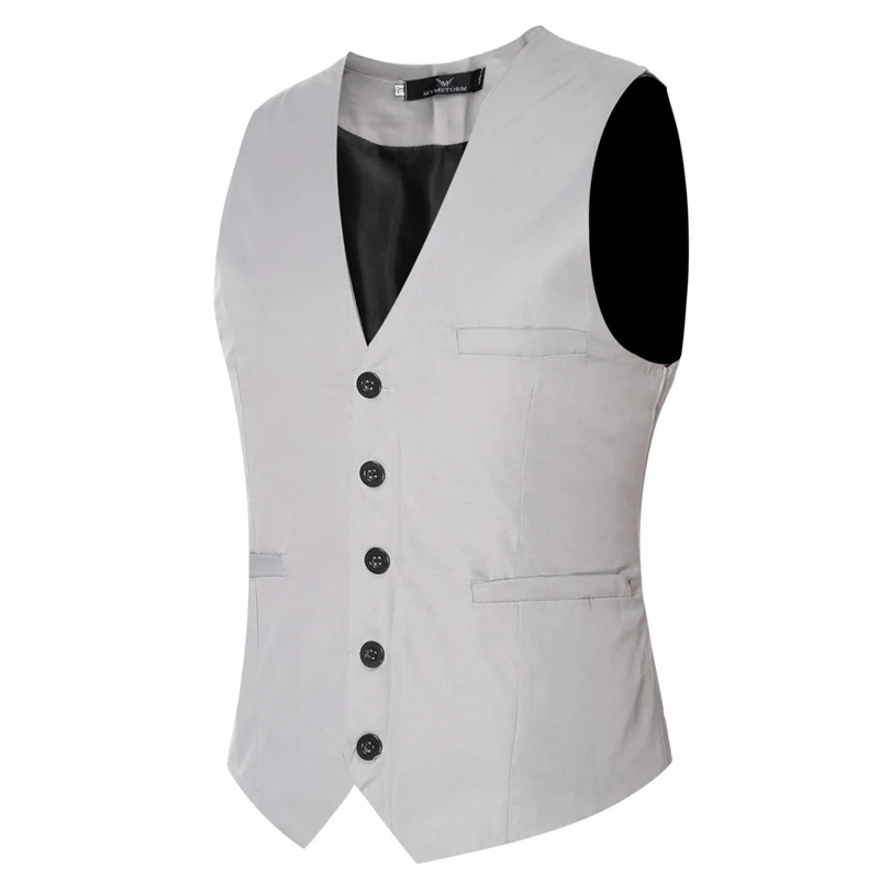 Men's Business Casual Suit Vest Versatile style for work weddings and events Comfortable fit Classic design and a modern — photo 9