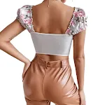 Autumn New Girl Backless Embroidered Top, European and American style vest with stitching and buttons, perfect for layer — photo 4