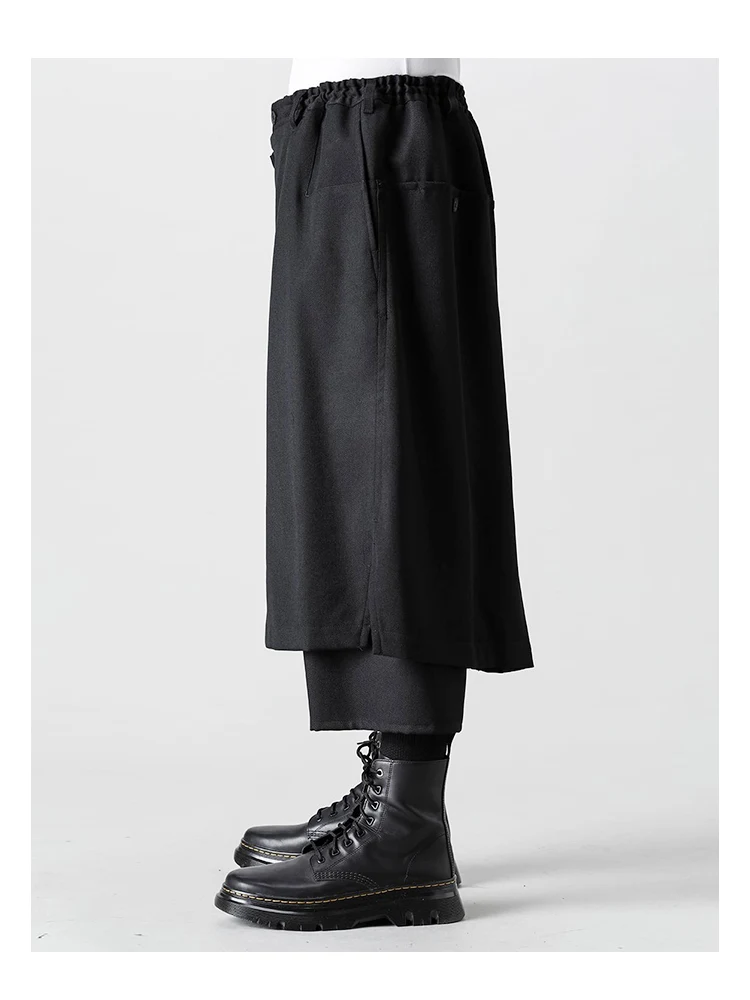 Title 4, Fashionable Loose-Cut Culottes for Men and Wome...
