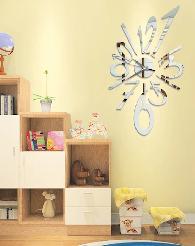 Creative DIY Decoration Fashion Wall Clock Wall Sticker Digital Clock – Stylish and easy way to personalize your space a