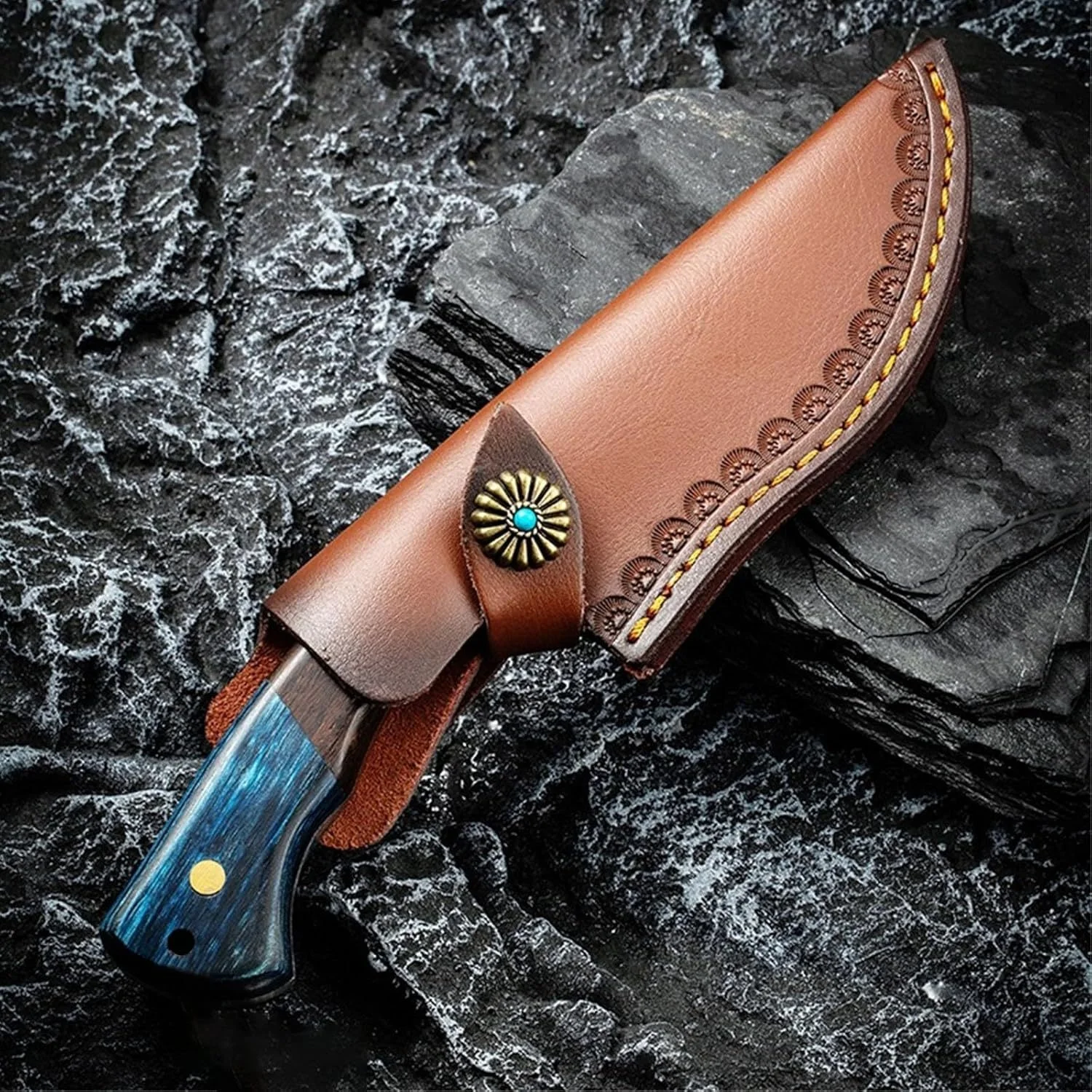 Title 4, High Hardness Forged Handle Meat Sever Knife fo...