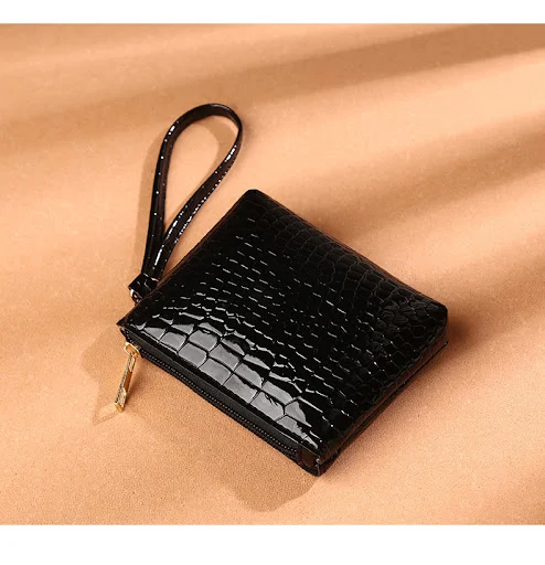 Title 1, Purse Bag PU Solid Color Clutch