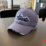 Boné de beisebol jeans rasgados retrô de algodão com letras bordadas, estilo vintage, confortável e respirável, perfeito para uso diário. — foto 10