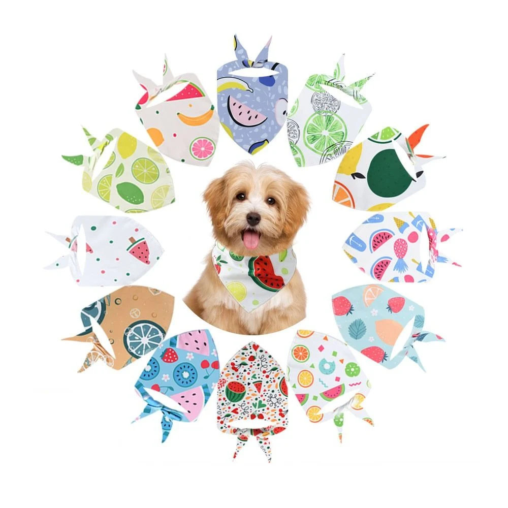 Title 1, Summer Hawaii Dog Bandanas Soft Triangle Dog Sc...
