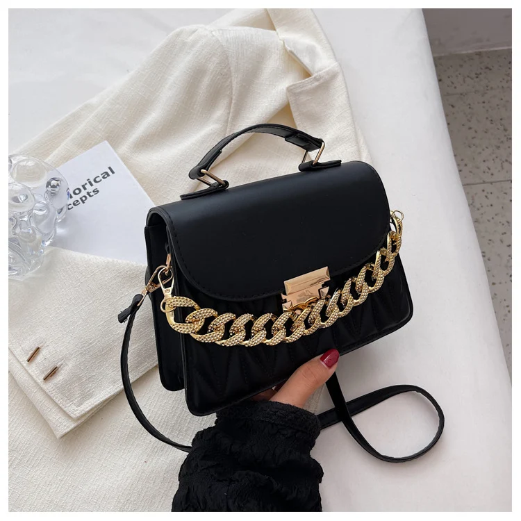 Ketting Draagbare Schoudertas Western Stijl Meisjesachtig En Mode Crossbody Bag, de perfecte tas voor fashionista's. — foto 12