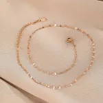 Lip chain rose gold