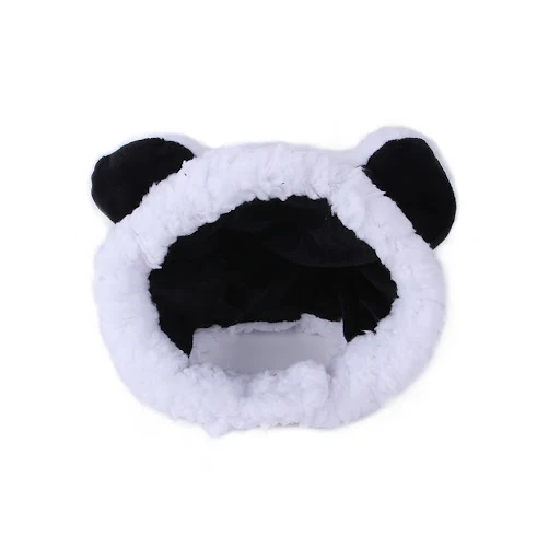 Cute Bear Shaped Hat For Cat Christmas Protective Pet Dogs Cosplay Head Wear York Solid Color Winter Kitten Costume Acce — photo 2