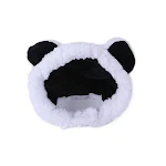 Cute Bear Shaped Hat For Cat Christmas Protective Pet Dogs Cosplay Head Wear York Solid Color Winter Kitten Costume Acce — photo 2