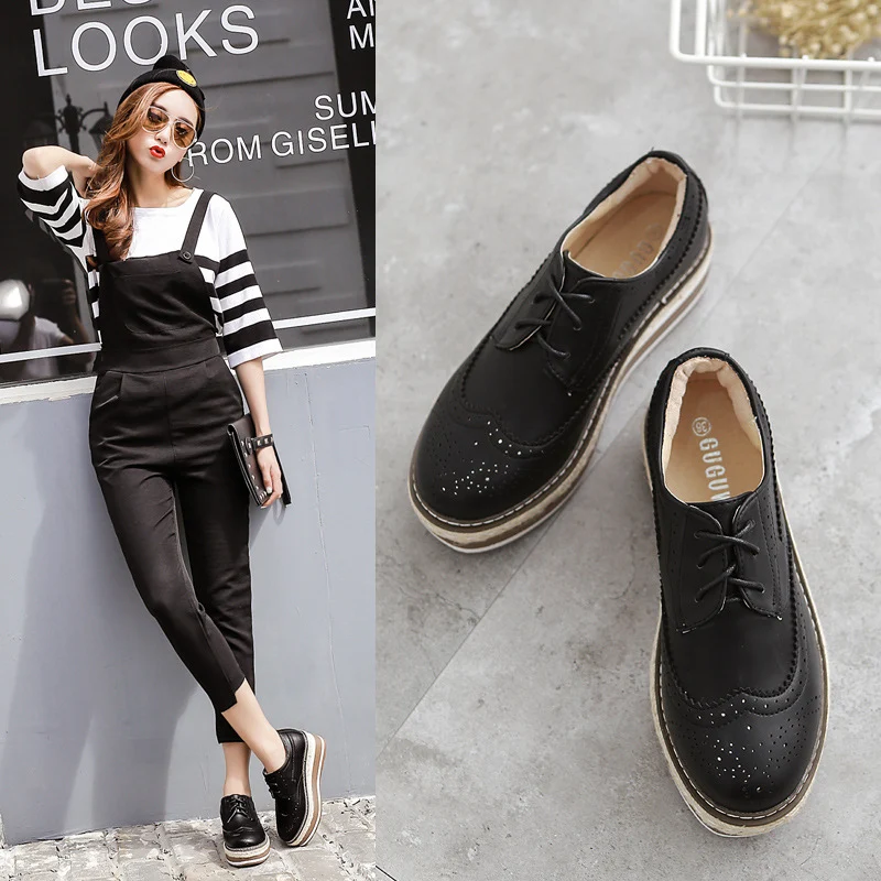 Zapatos de plataforma para mujer con tacón medio y puntera redonda, gruesos y cómodos, ideales para el día a día, ¡siéntete a la moda! — foto 2