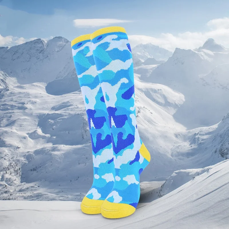 Title 10, Full Terry Childrens Thickened Full Ski Socks