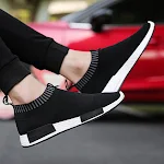 Flying Knit Sportschuhe Herren, Mesh-Sneakers für Studenten, koreanischer Stil, atmungsaktiv, leicht und ideal für Casual-Looks. — foto 2