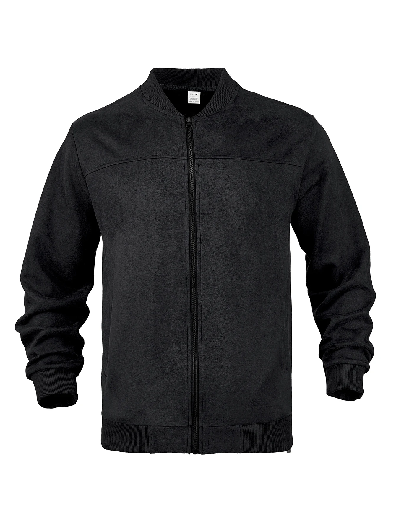 Men's suede solid color casual retro jacket, perfect for a relaxed and stylish look, offering comfort and a classic desi — photo 10