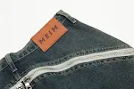 Denim Wide-leg Draggle-tail Broek voor Heren Comfortabele en Stijlvolle Jeans met wijde pijpen en een subtiele sleehak, perfect voor casual outfits. — foto 5