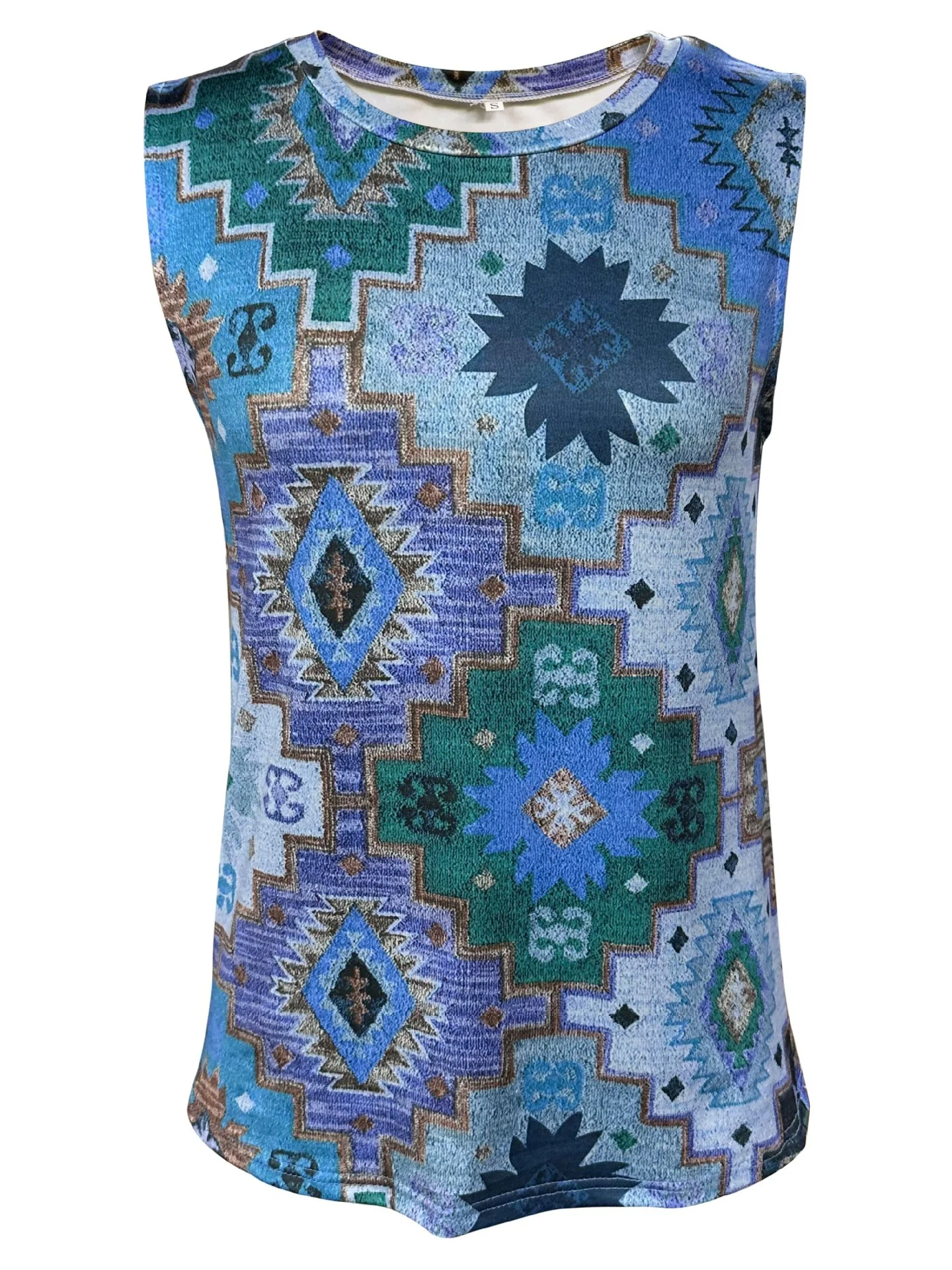 Gilet da donna da donna in stile occidentale estivo digitale — foto 21