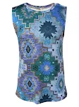 Gilet da donna da donna in stile occidentale estivo digitale — foto 21