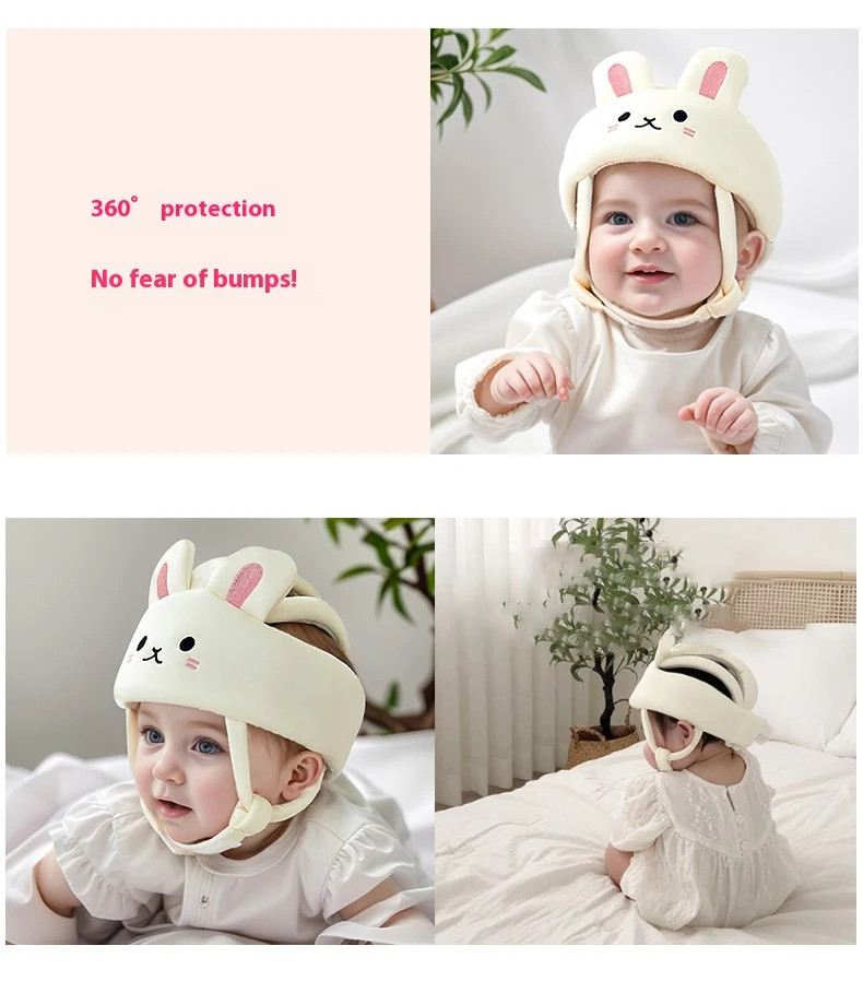 Chapéu anti-queda para bebês e crianças pequenas, proteção para a cabeça, malha respirável, ideal para quedas e aprendizado. — foto 11
